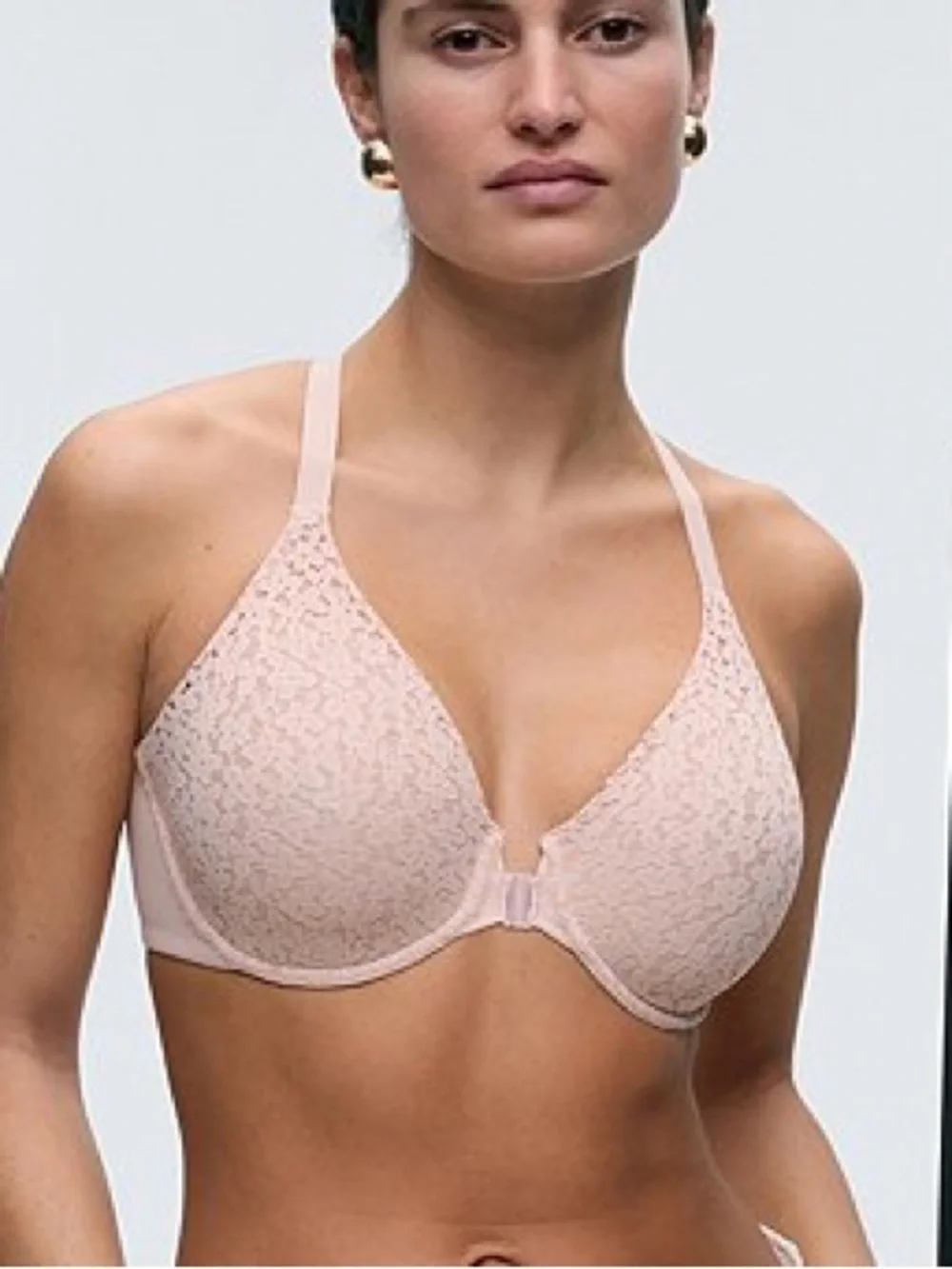 Chantelle Easy Feel Norah Comfort Front-Close Rose Bra 34D NWT - Picture 5 of 5